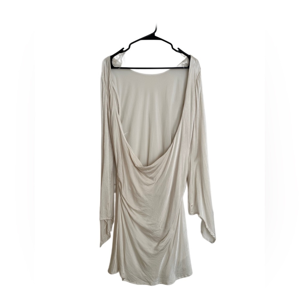 Meshki Davina Backless Mini Dress Ivory - Picture 4 of 5